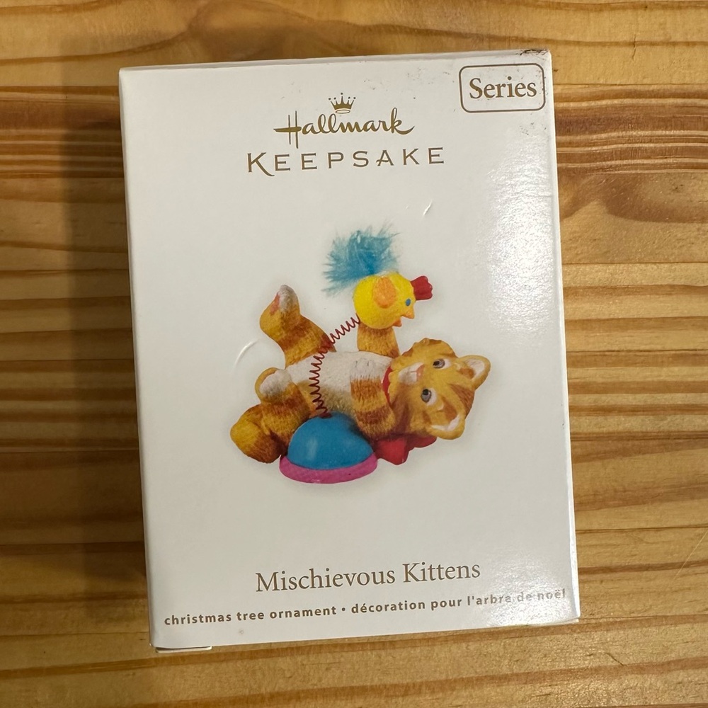 Mischievous Kittens Series #13 Hallmark Keepsake Ornament 2011